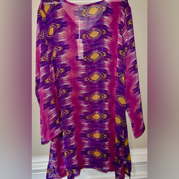 NOUVEAU BEACH BEADED SWIM COVER - 3X PLUS - NWT - Picture 6 of 7